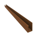 PERIMETRAL U PVC MOGNO