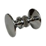 TIRADOR COPA PARA PUERTA DE VIDRIO - CROMADO