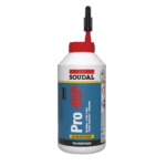 Cola Poliuretano para Madera Soudal Cola Pro 40D D4 Exterior Marrón - 750 g