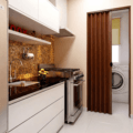 Puerta Plegable PVC Mogno 70 cm × 2,10 m - Imagen 2