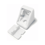 Escuadra PVC para Muebles Blanca