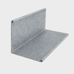 Esquinero Interior de Acero Galvanizado para Siding Traslapado 24 cm