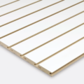 MDF Ranurado Slotwall Blanco 18 mm × 2,60 m × 1,83 m