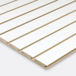MDF Ranurado Slotwall Blanco 18 mm × 2,75 m × 1,85 m