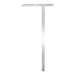 Regla T de Aluminio 1,20 m
