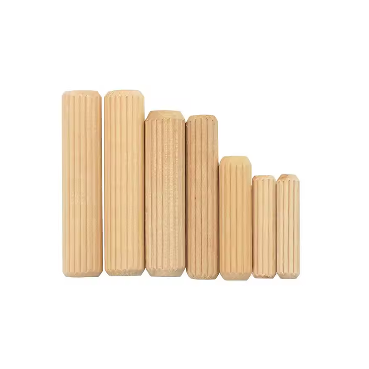 tarugo-de-madera-estriado Tarugo de madera estriado 6 × 30 mm - Imagen 1