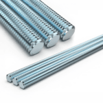 Varilla Roscada Galvanizada 1/2″ × 1 m